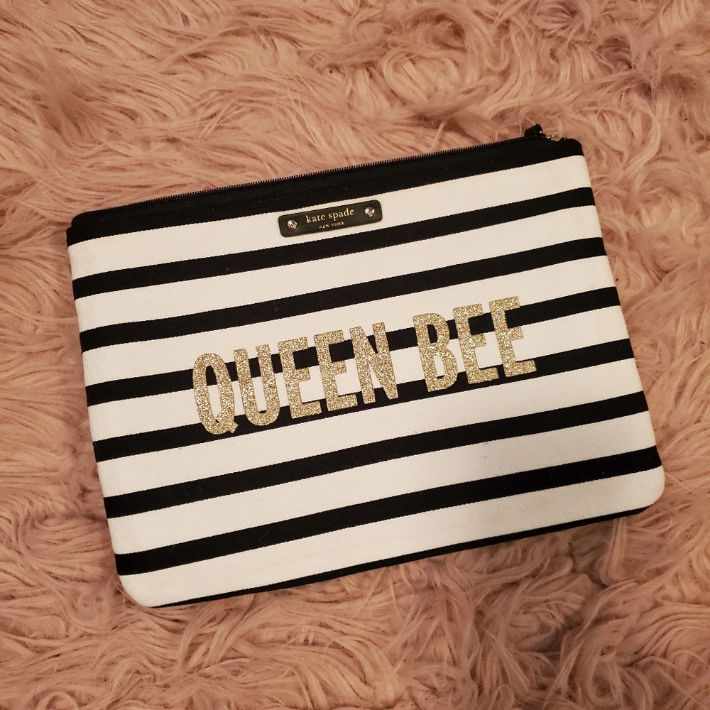Queen Bee Kate Spade Flat Pouch